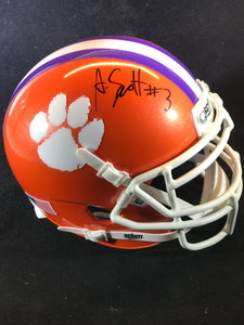 Artavis Scott Signed Clemson Tigers Mini Helmet
