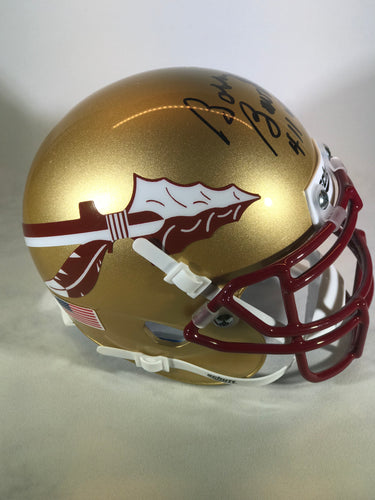 Bobby Bowden Autographed Florida State Seminoles Mini Helmet w/ exact proof COA