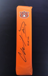 Chris Davis Autographed Auburn Tigers Pylon w/photo proof