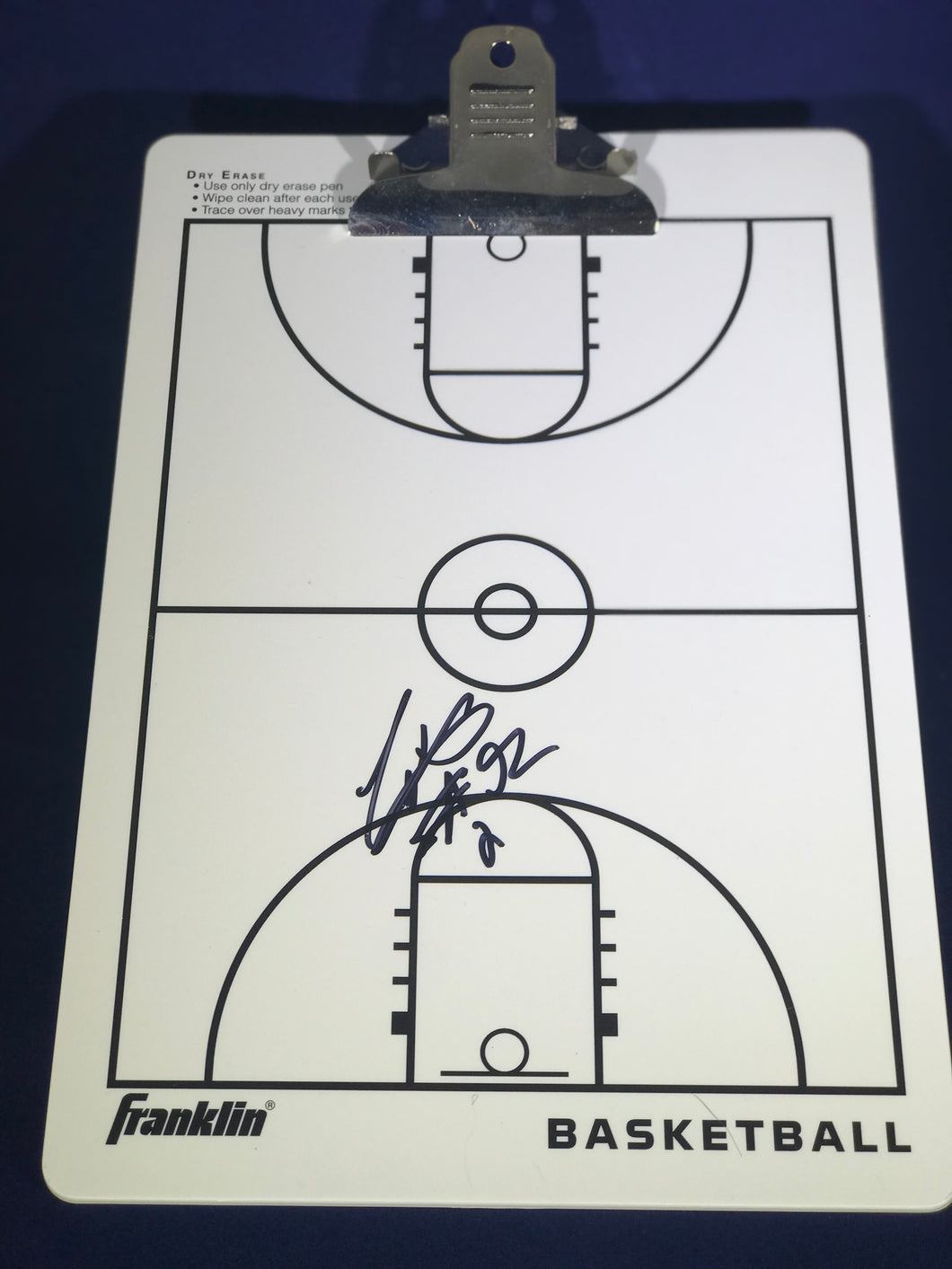 Collin Sexton Autographed Basketball Clipboard