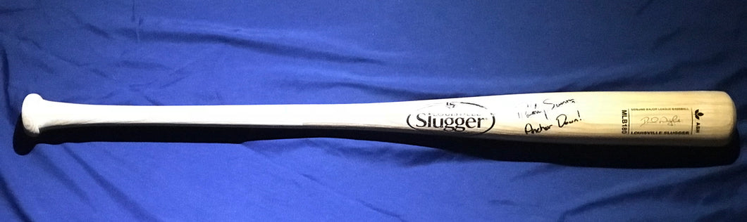 Dansby Swanson Signed Louisville Slugger Baseball Bat W/JSA