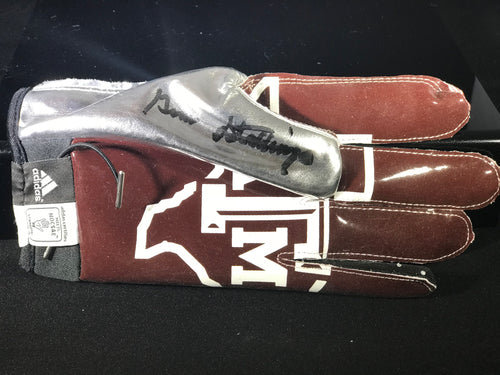 Gene Stallings Autographed Texas A&M Aggies Football Glove