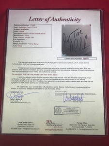 Nick Saban Autographed Alabama Crimson Tide Custom Authentic Helmet W/JSA LETTER OF AUTHENTICITY