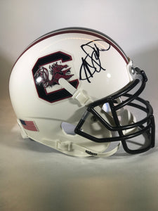 Steve Spurrier South Carolina Gamecocks Signed Mini Helmet with JSA