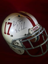 Load image into Gallery viewer, Nick Saban Autographed Alabama Crimson Tide Custom Authentic Helmet W/JSA LETTER OF AUTHENTICITY