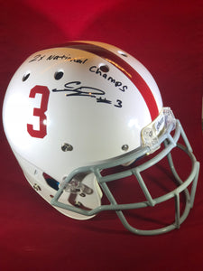 Calvin Ridley Full Size Autographed Alabama Crimson Tide Custom Authentic Helmet