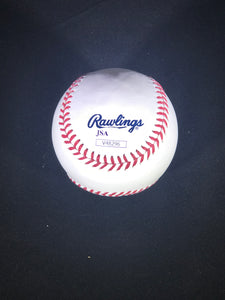 Chipper Jones Autographed National Baseball Hall of Fame Baseball W/JSA