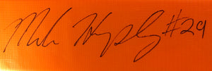 Marlon Humphrey Autographed Baltimore Ravens NFL Pylon