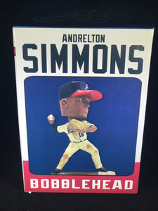 Andrelton Simmons Autographed Atlanta Braves Gold Glove Bobblehead