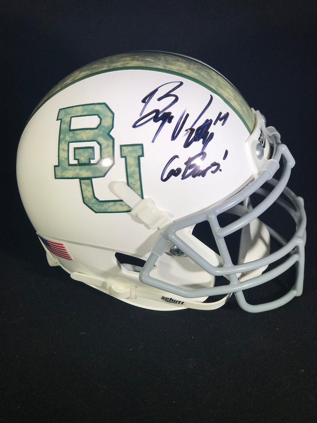 Bryce Petty Signed Baylor Bears Mini Helmet