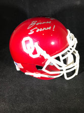 Load image into Gallery viewer, Sterling Shephard Signed Oklahoma Sooners Mini Helmet w/Photo Proof COA