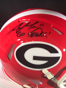 Aaron Murray SIGNED Georgia Bulldogs Mini Helmet ~ SEC Football