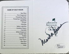 Load image into Gallery viewer, Mark O&#39;Meara Signed Masters Scorecard with JSA