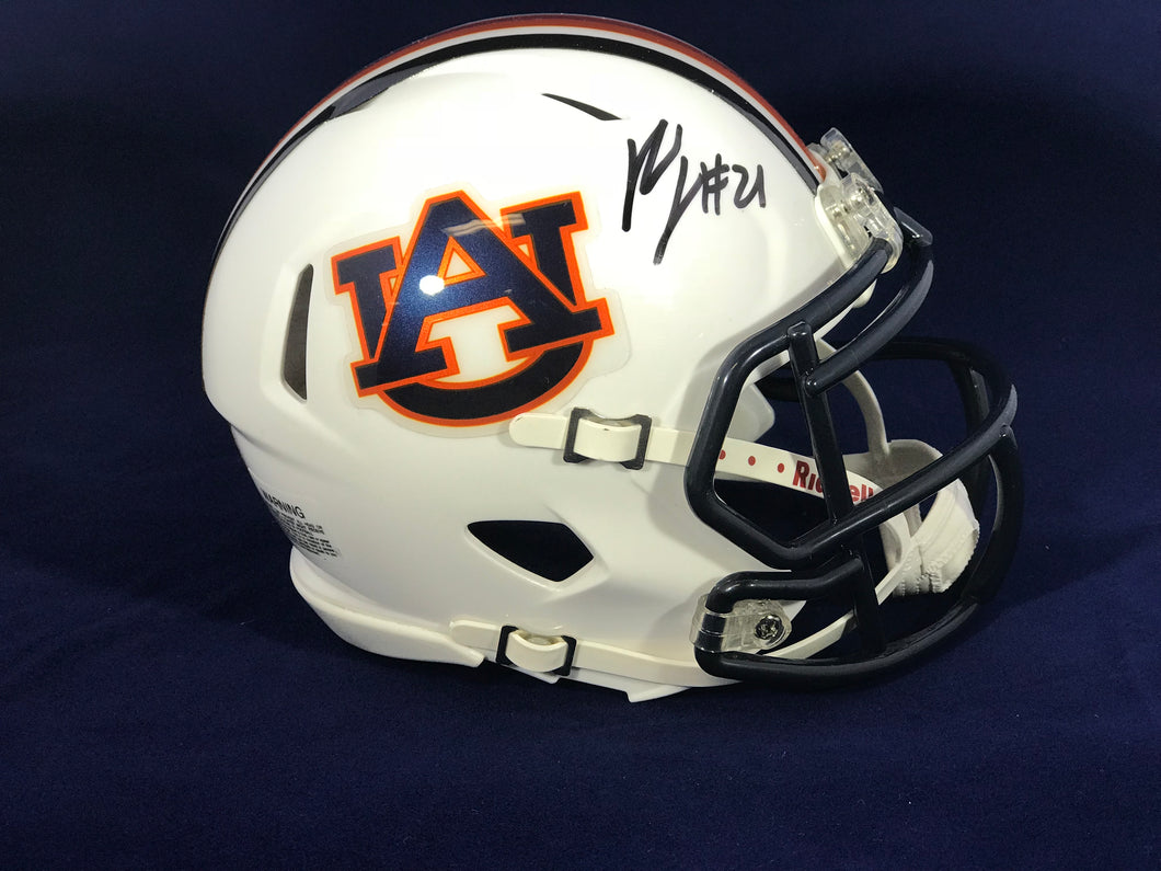 Kerryon Johnson Autographed Auburn Tigers Mini Helmet