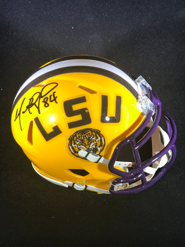 MARCUS SPEARS Signed/Autographed LSU TIGERS Mini Helmet