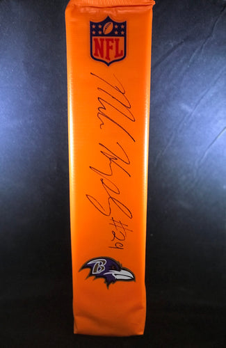Marlon Humphrey Autographed Baltimore Ravens NFL Pylon