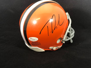 Trent Richardson Autographed Cleveland Browns Mini Helmet W/JSA