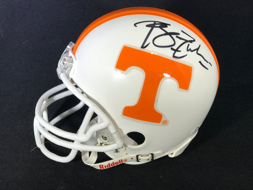 Phillip Fulmer Autographed Tennessee Volunteers Mini Helmet w/JSA