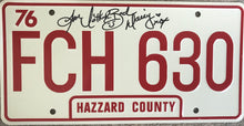 Load image into Gallery viewer, ACTRESS CATHERINE BACH &quot;DAISY DUKE&quot; Autographed License Plate