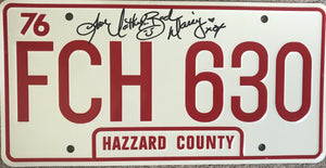 ACTRESS CATHERINE BACH "DAISY DUKE" Autographed License Plate