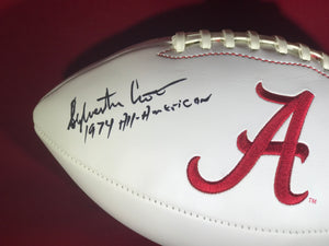 Sylvester Croom Signed Alabama Logo Football