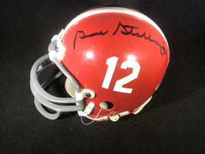 Gene Stallings and John Copeland Autographed Alabama Mini Helmet w/JSA