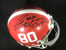Load image into Gallery viewer, Gene Stallings and Eric Curry Autographed Alabama Mini Helmet w/JSA
