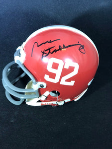 Gene Stallings and Michael Proctor Autographed Alabama Mini Helmet w/JSA