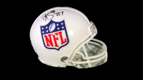 Tim Brown Autographed NFL Mini Helmet w/JSA